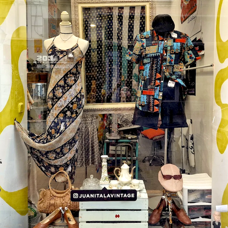 Juanita La Vintage shop in Malasaña, Madrid