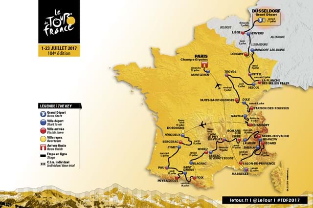 Tour-de-France-2017-route