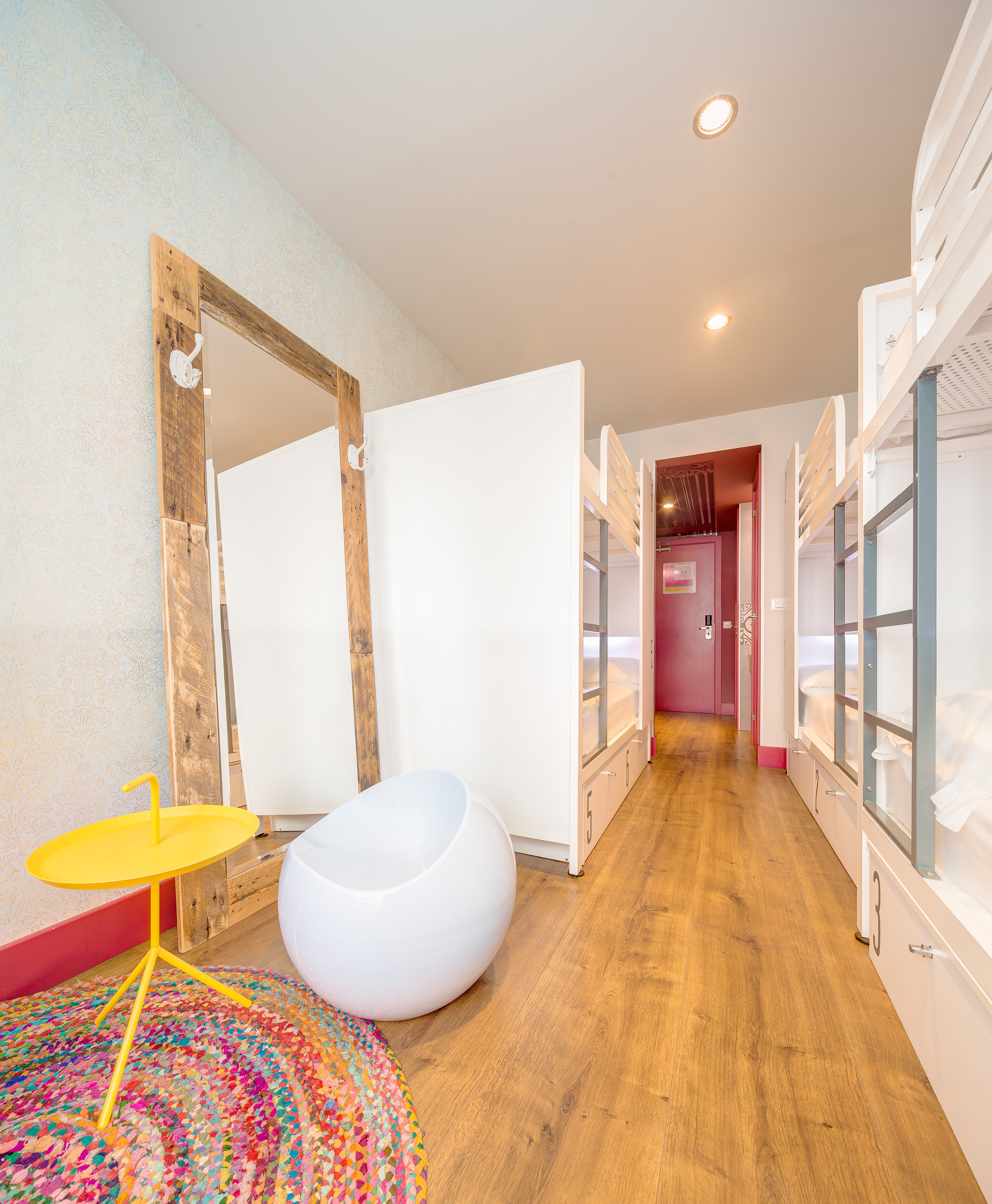 Priv&#233; 6-persoons slaapzaal