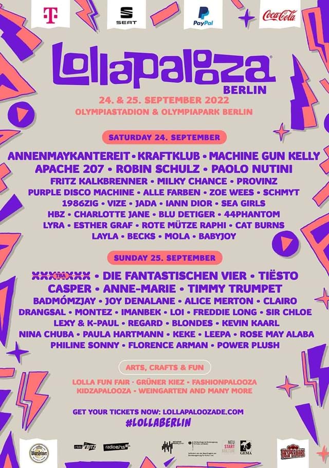 Lollapalooza Reveals Lineups for 2023 Festivals In Argentina