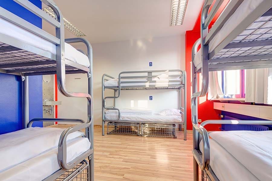 Private 6-bed Room –&#160;Shared Bathrooms