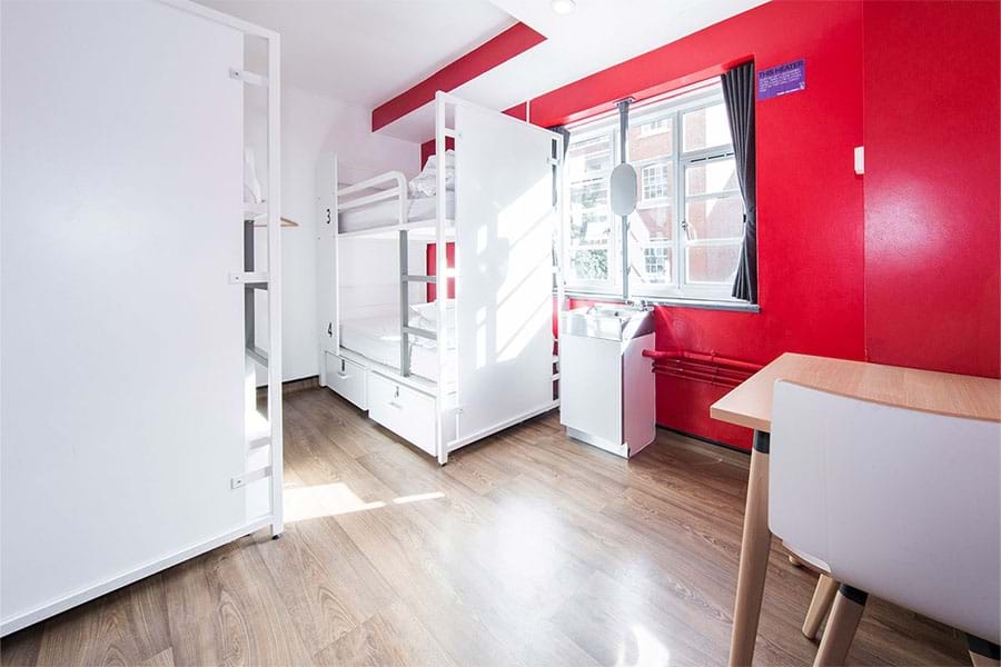 Private 4-bed Room –&#160;Shared Bathrooms