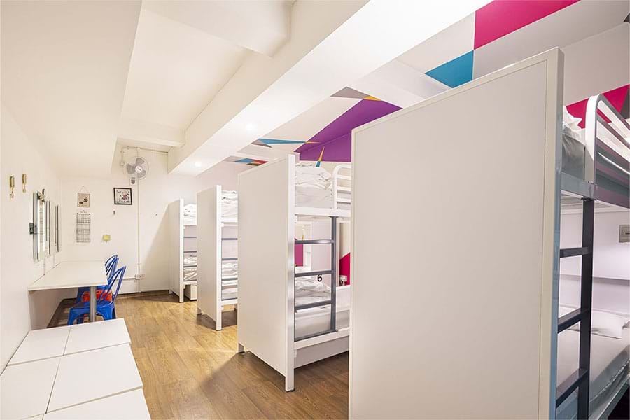 Private 8-bed Female Room –&#160;Shared Bathrooms