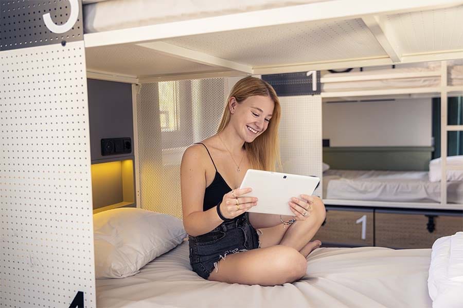 Bed in 4-bed Female Dorm